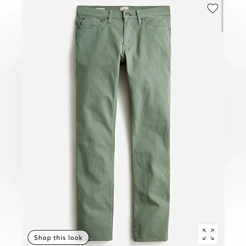 J. Crew 484 Slim-fit garment-dyed five-pocket pant